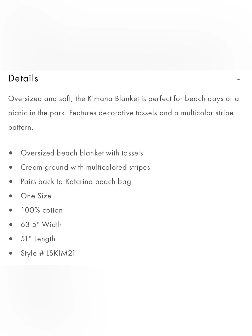 🔘l*space “kimana” beach blanket in “juniper stripe”